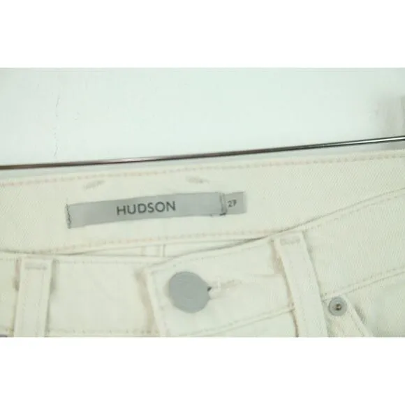 Hudson 27 Freya Low Rise Skater Short Jorts Minimal Casual Cream Coconut Girl