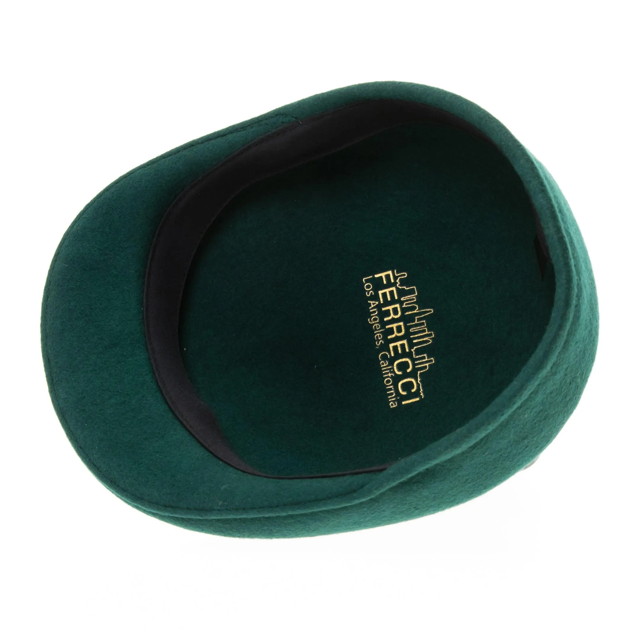 Hunter Green Premium Wool English Hat