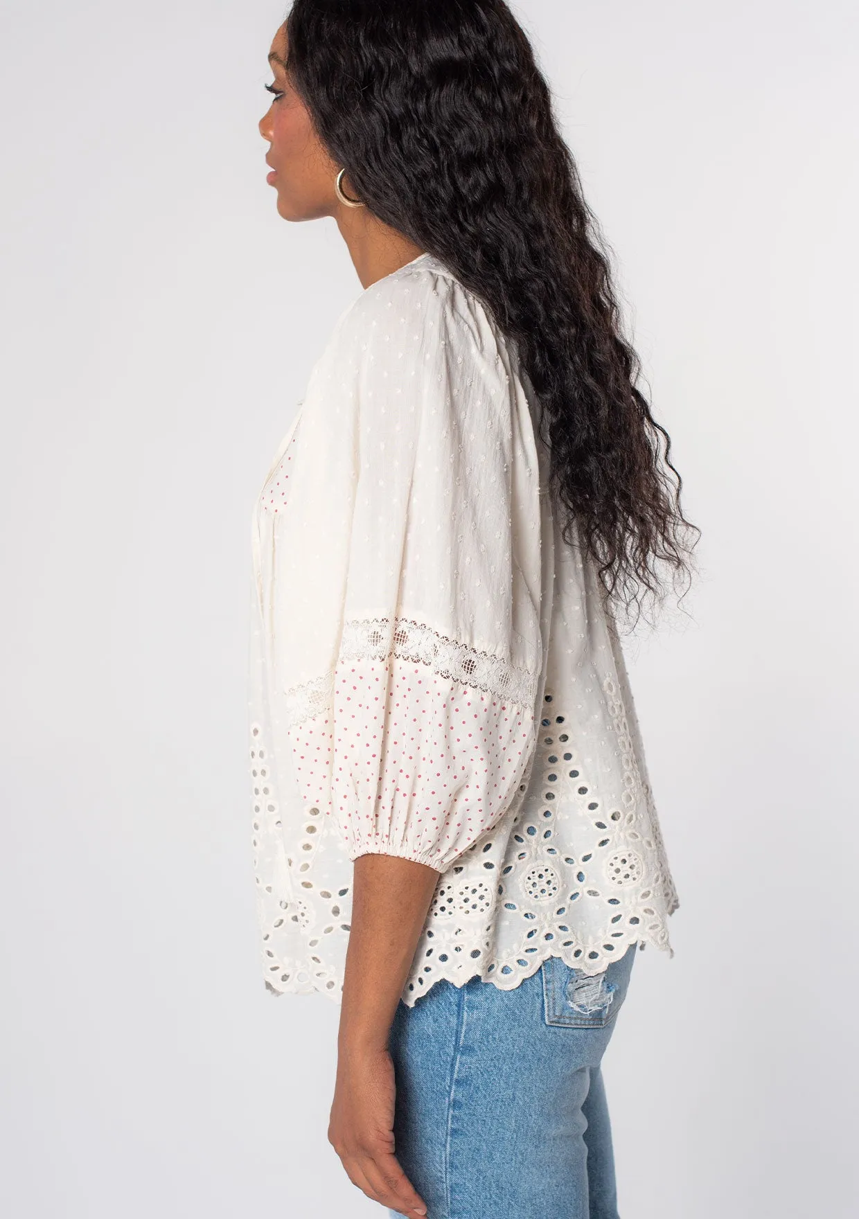 I Choose You Embroidered Top