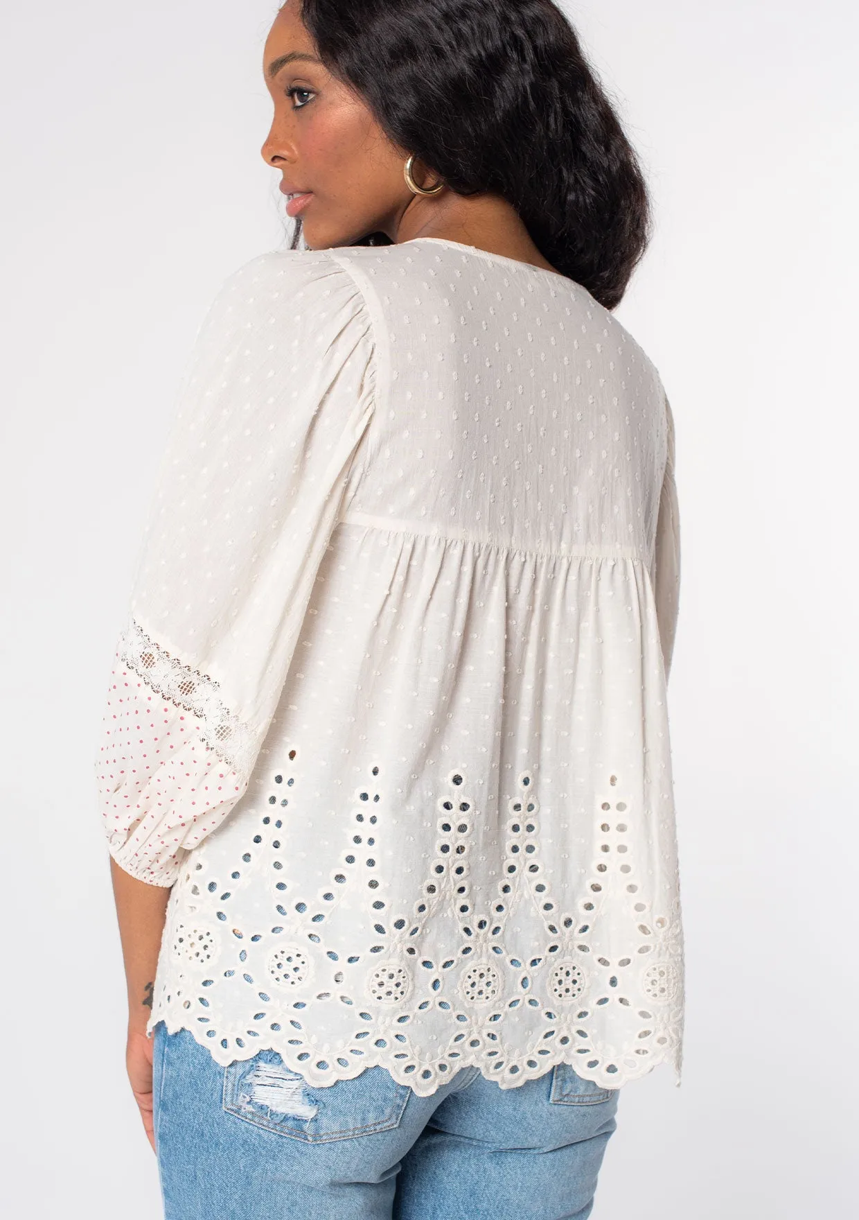I Choose You Embroidered Top