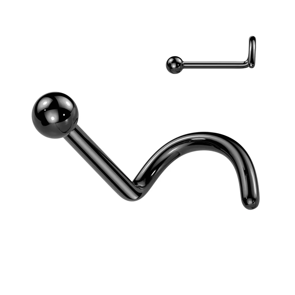 Implant Titanium Plain Ball Nose Screw Ring