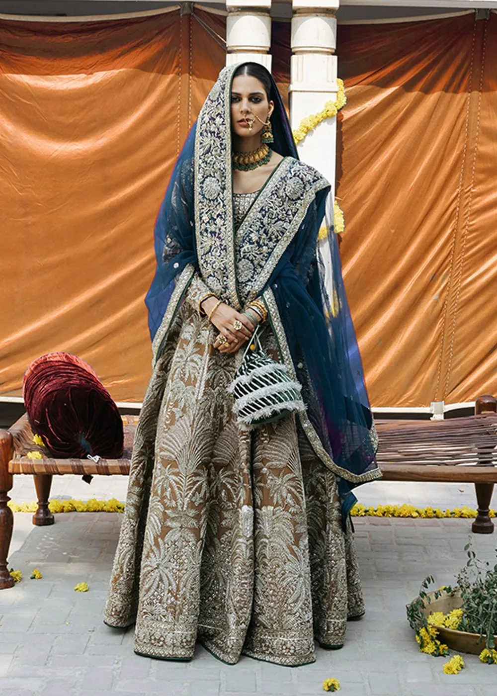 Indian Bridal Choli Lehnga for Wedding #J4310