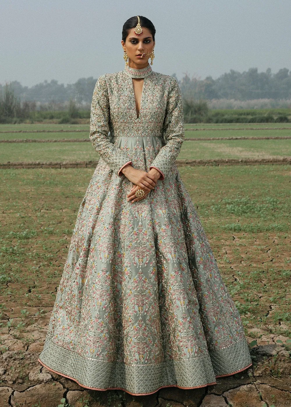 Indian Bridal Long Maxi Froke for Wedding #J4304