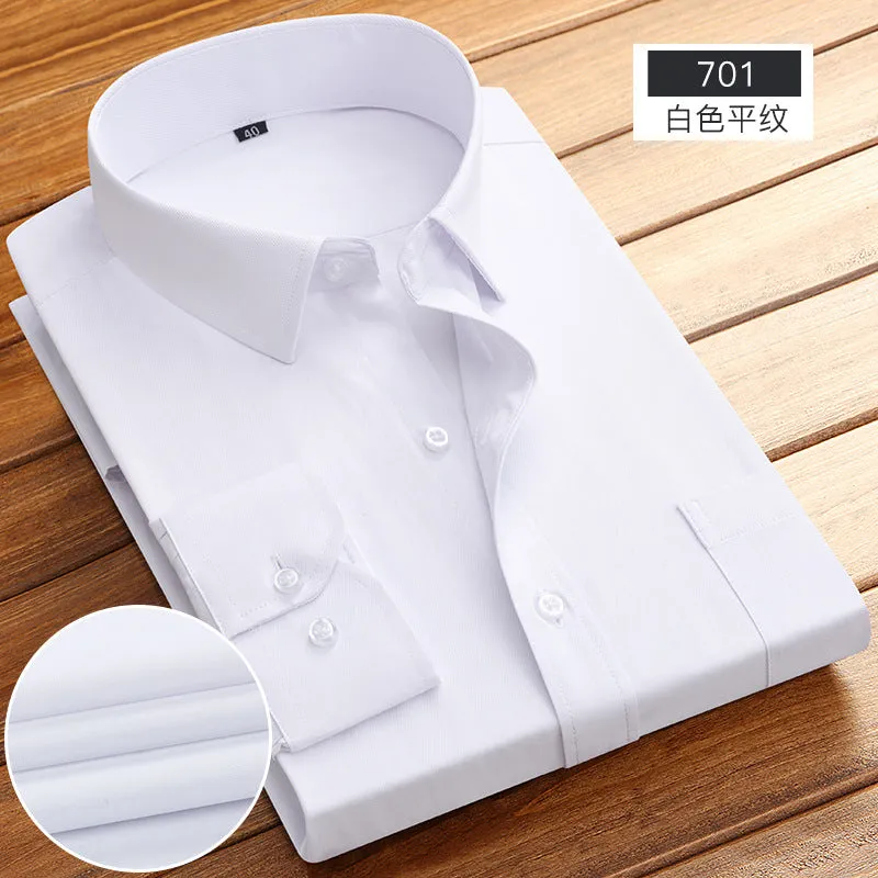 INSTOCK -New business spring and autumn men's striped shirt