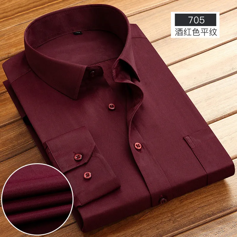 INSTOCK -New business spring and autumn men's striped shirt