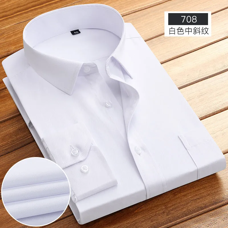 INSTOCK -New business spring and autumn men's striped shirt