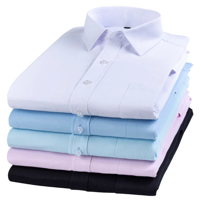 INSTOCK -New business spring and autumn men's striped shirt