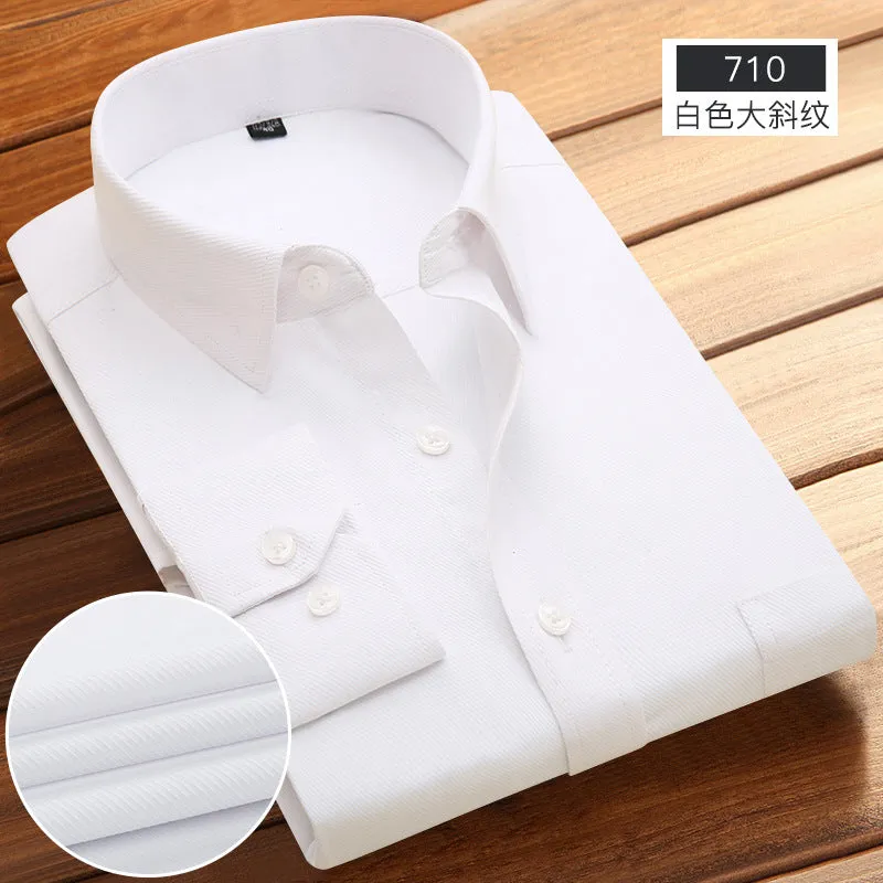 INSTOCK -New business spring and autumn men's striped shirt