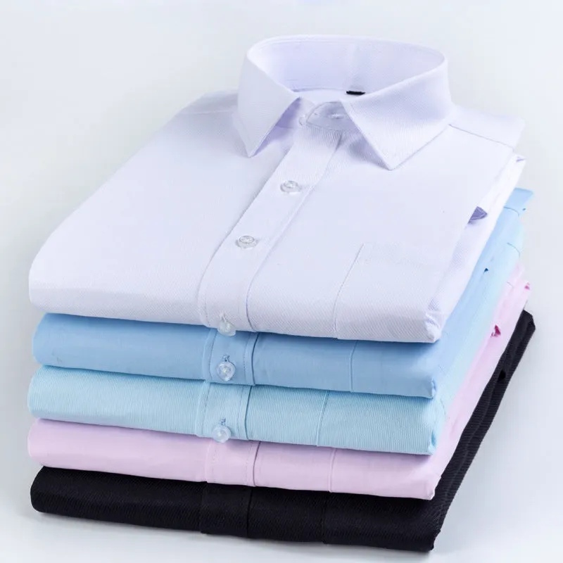 INSTOCK -New business spring and autumn men's striped shirt
