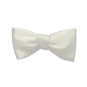 Ivory Charmeuse - Kids' Bow Ties