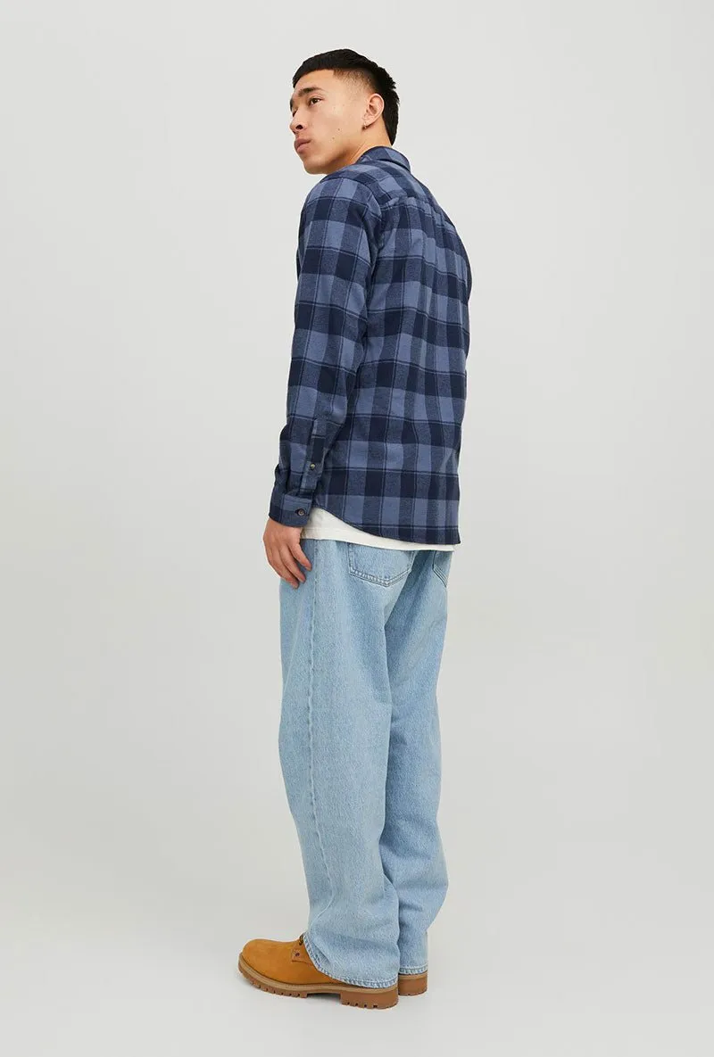 JACK AND JONES PLAIN BUFFALO LS SHIRT