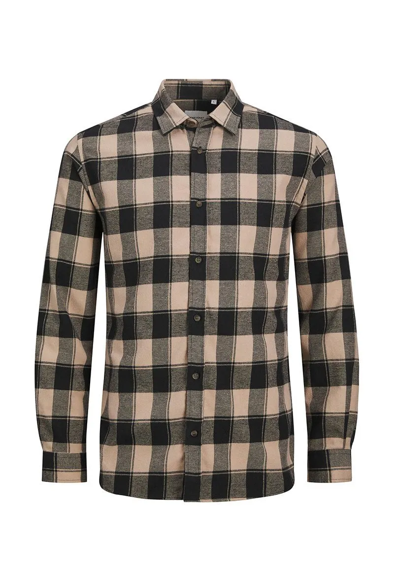 JACK AND JONES PLAIN BUFFALO LS SHIRT