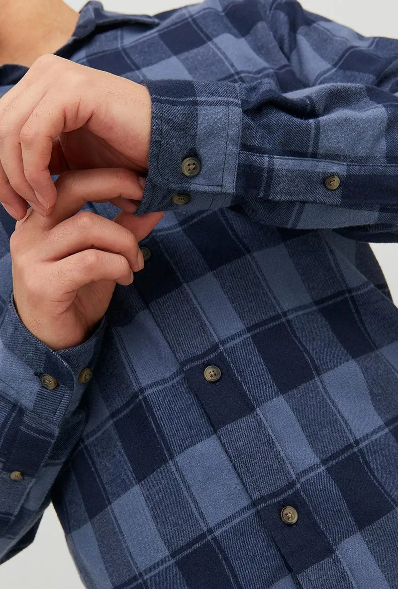 JACK AND JONES PLAIN BUFFALO LS SHIRT