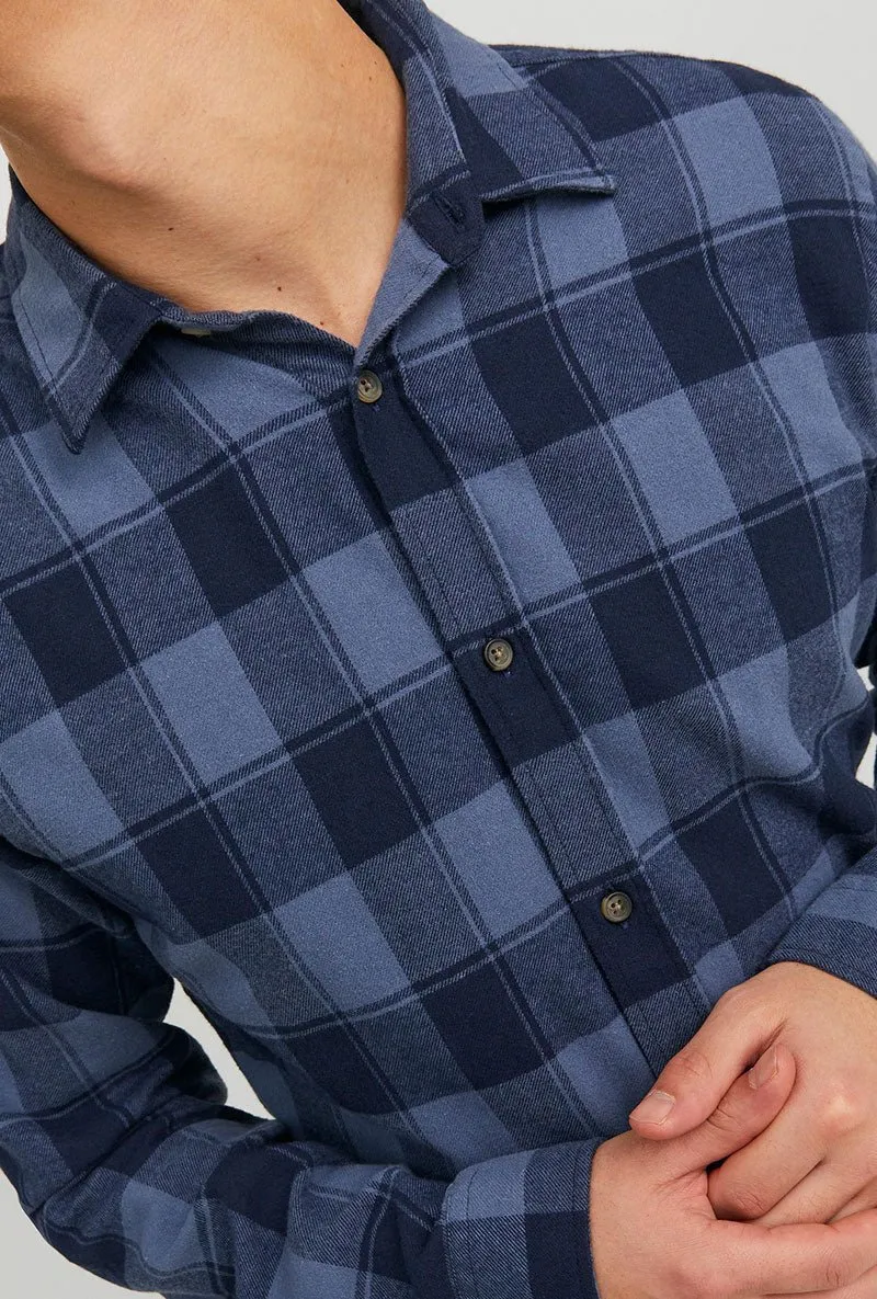 JACK AND JONES PLAIN BUFFALO LS SHIRT