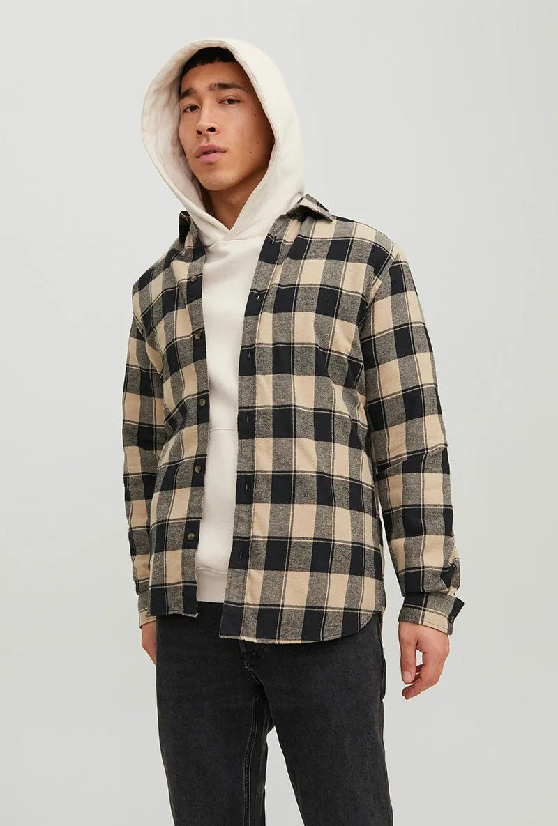 JACK AND JONES PLAIN BUFFALO LS SHIRT
