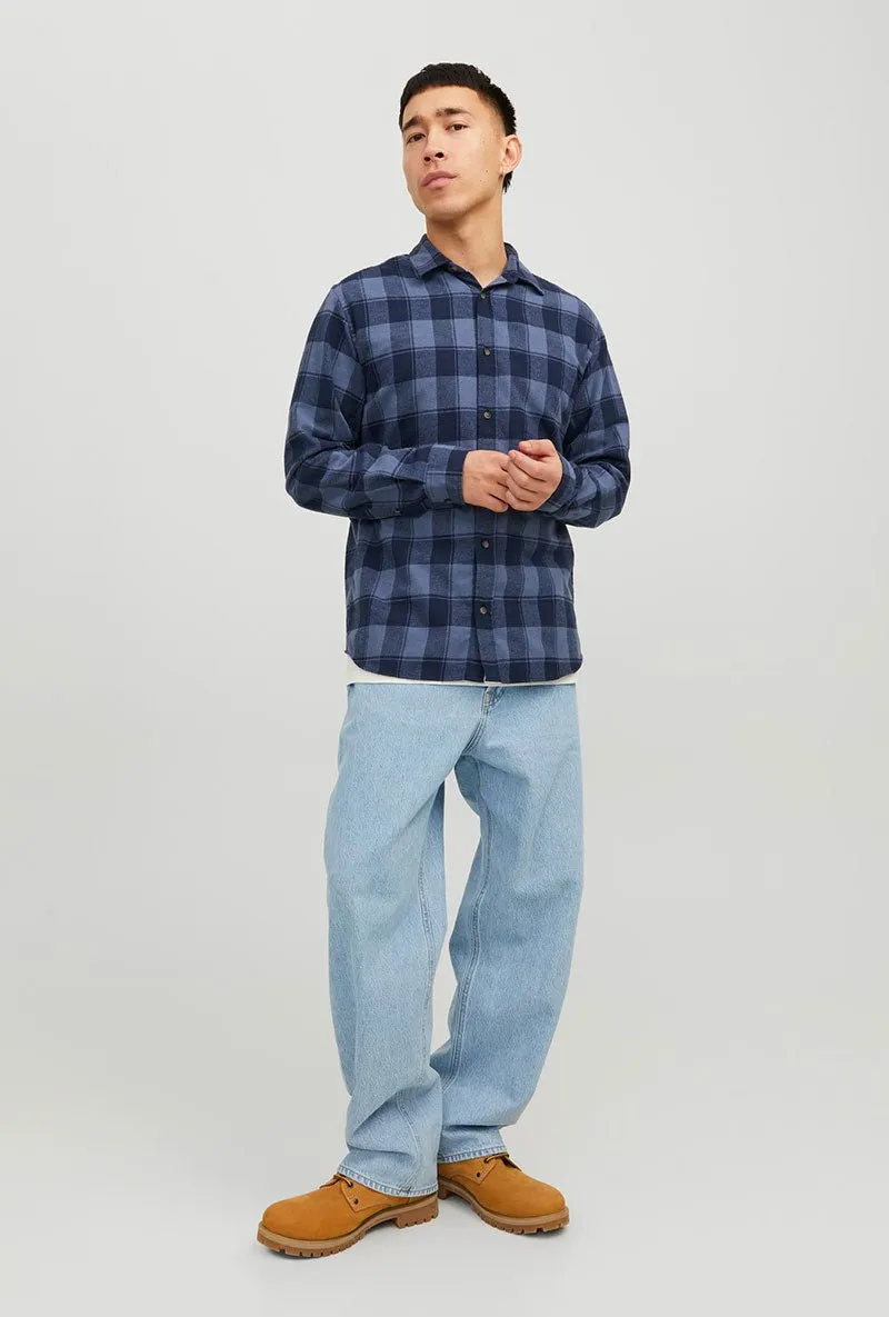 JACK AND JONES PLAIN BUFFALO LS SHIRT