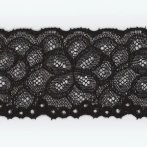 Jacquard Trimming Lace #50 Black