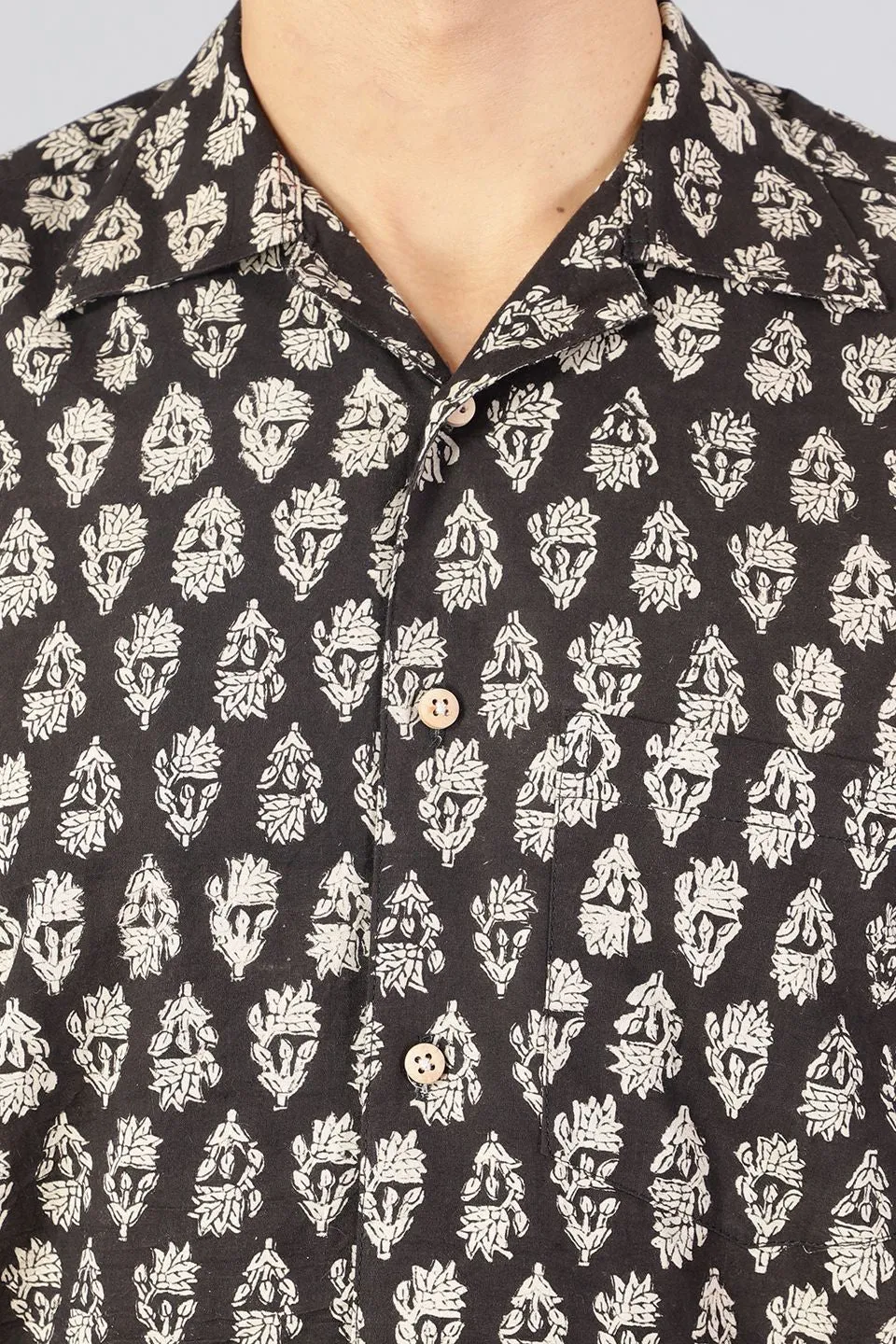 Jaipur 100% Cotton Black Shirt