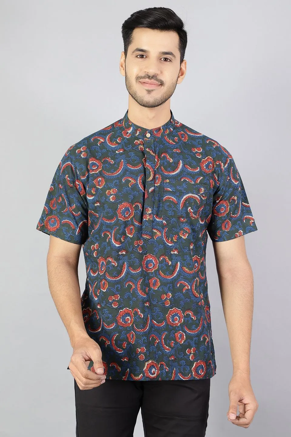 Jaipur 100% Cotton Multicolored Shirt