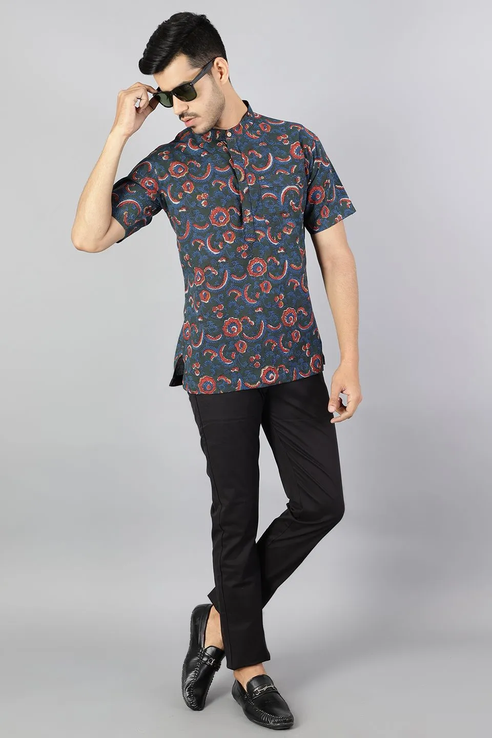Jaipur 100% Cotton Multicolored Shirt