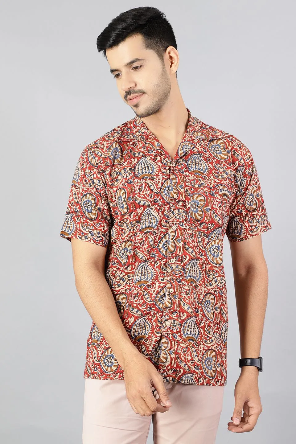 Jaipur 100% Cotton Multicolored Shirt