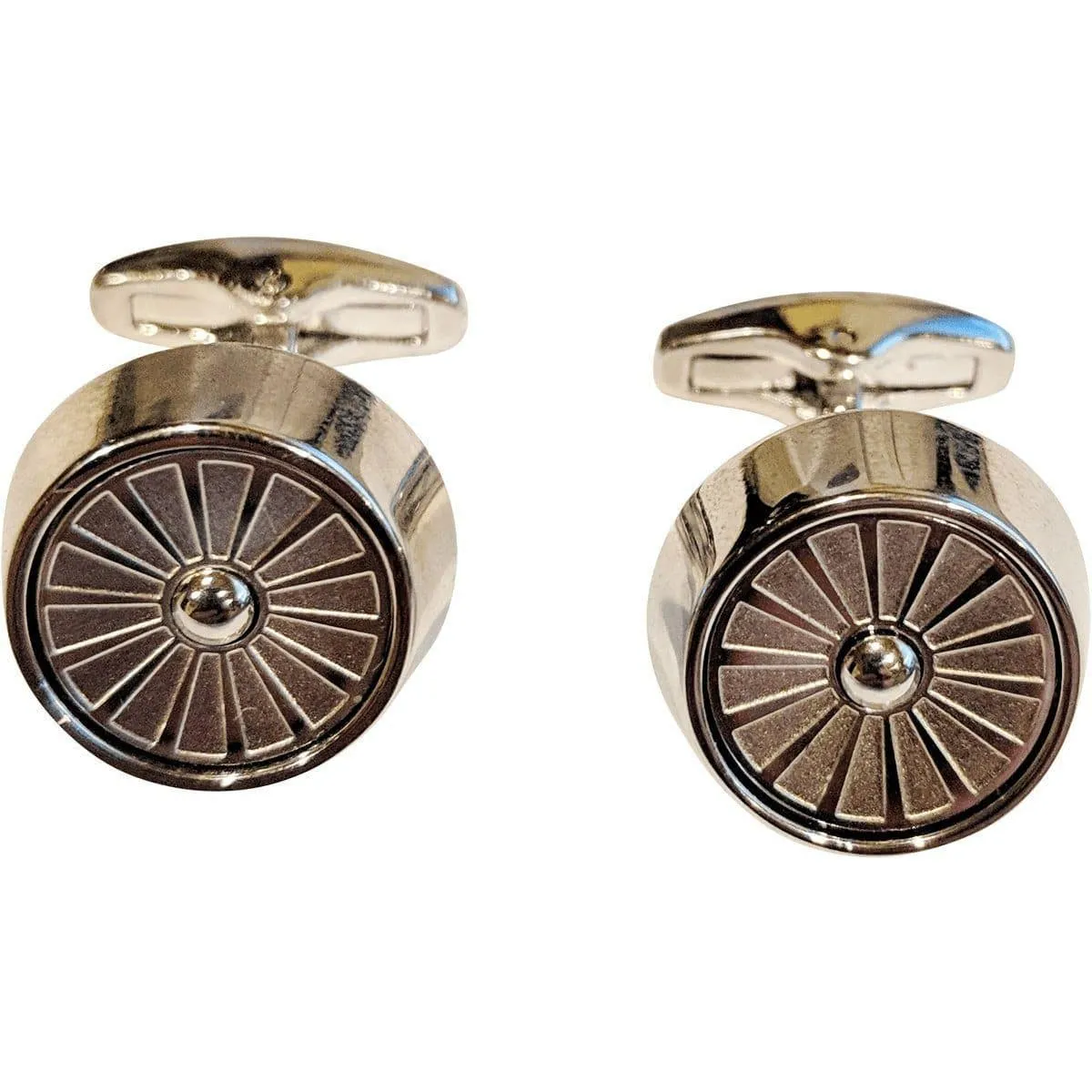 Jet Engine Cufflinks