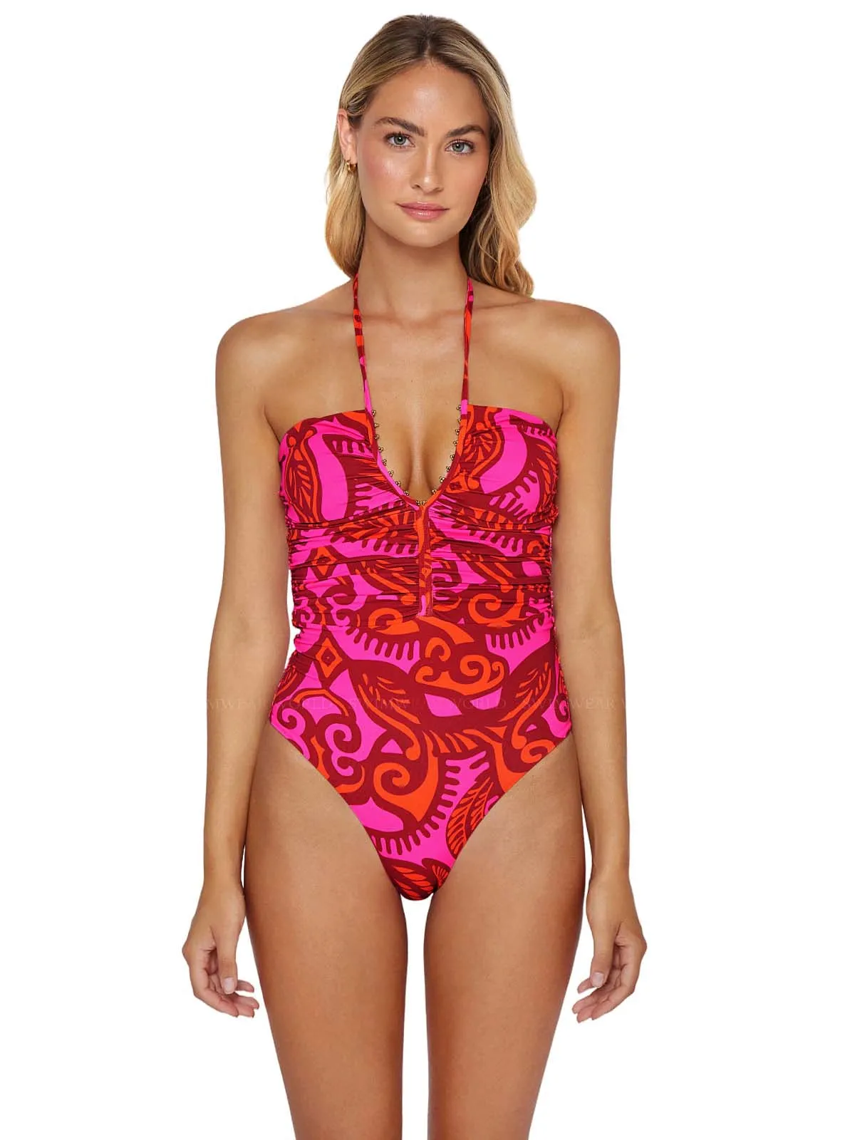 Josie Embroidered One Piece ::RET