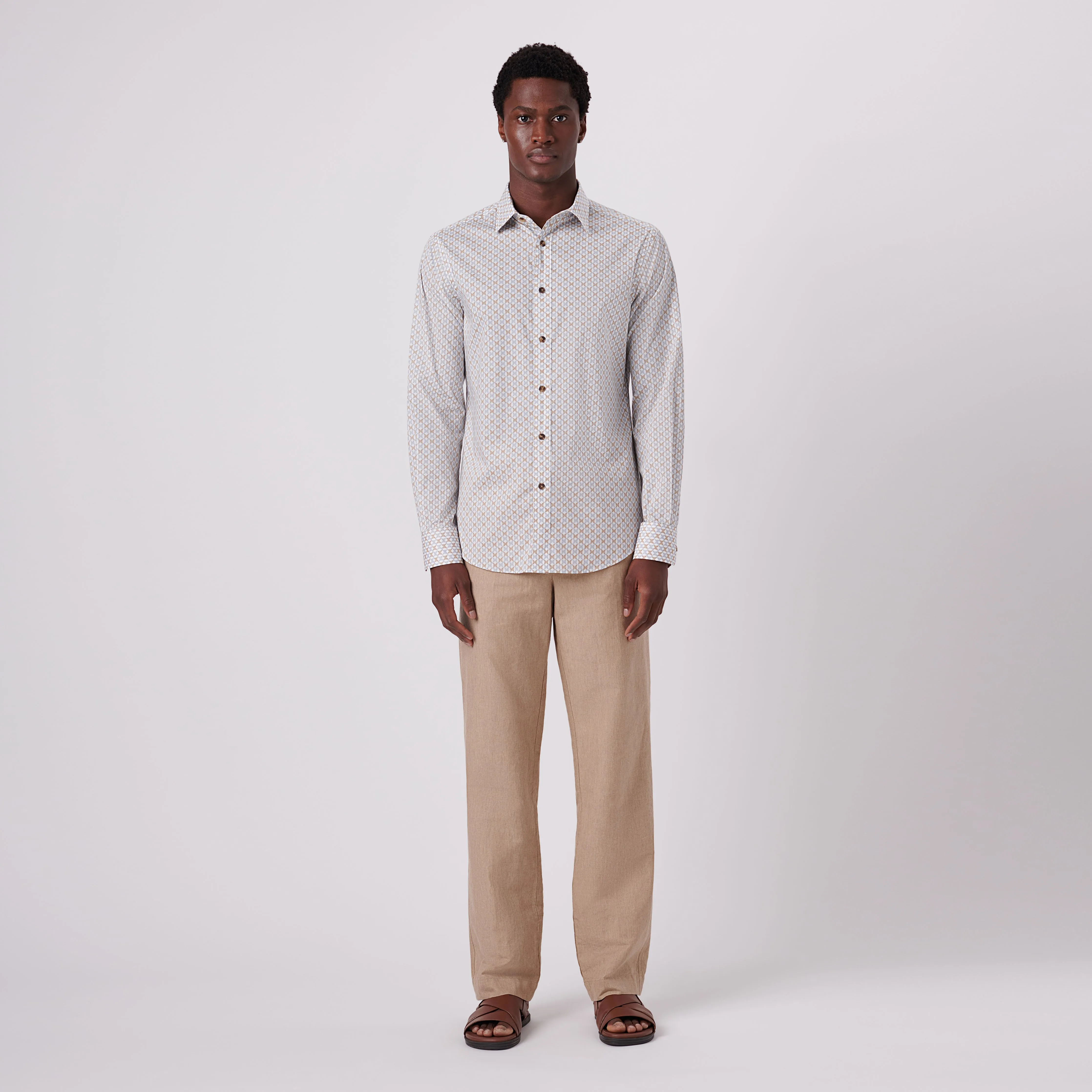 Julian Abstract Print Shirt