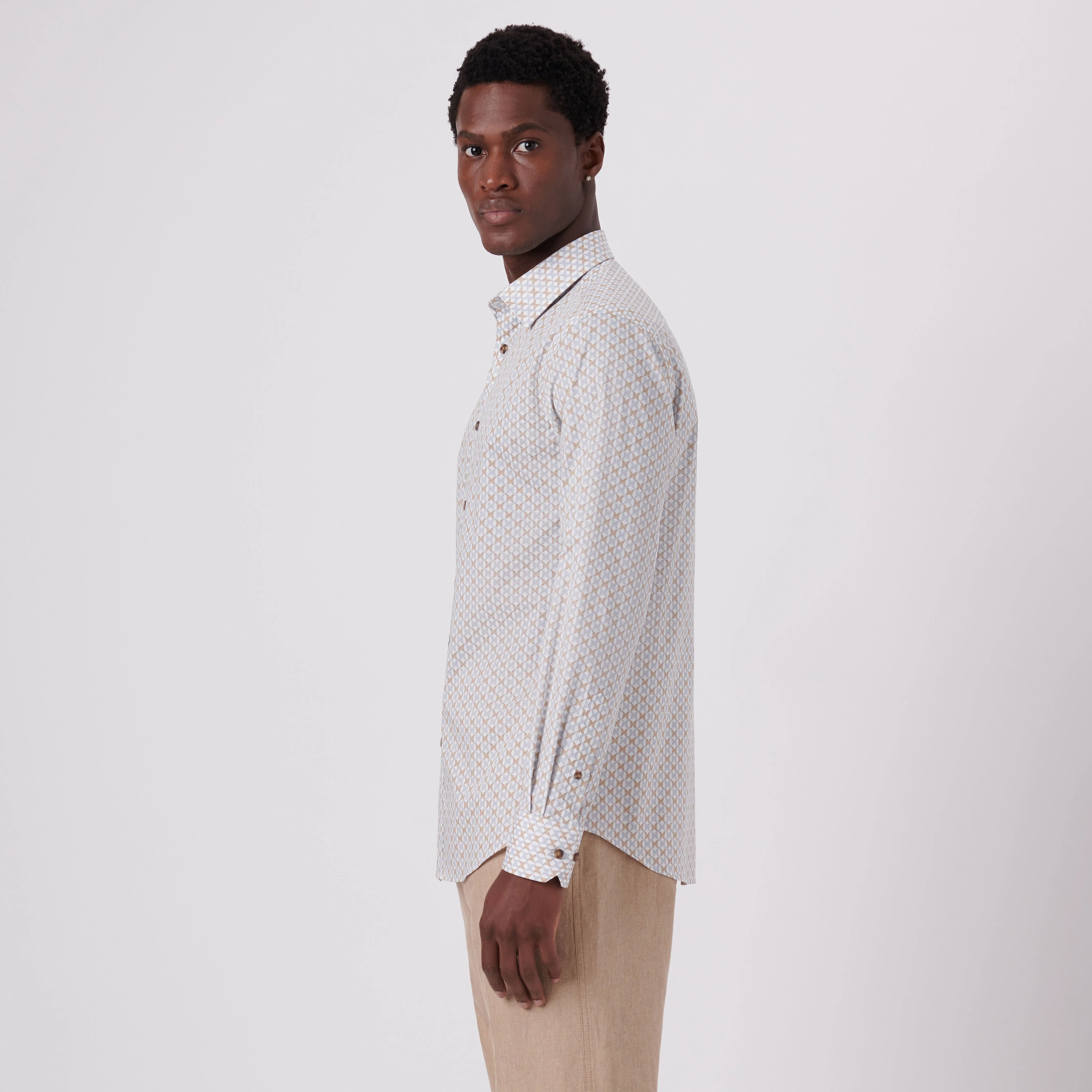 Julian Abstract Print Shirt