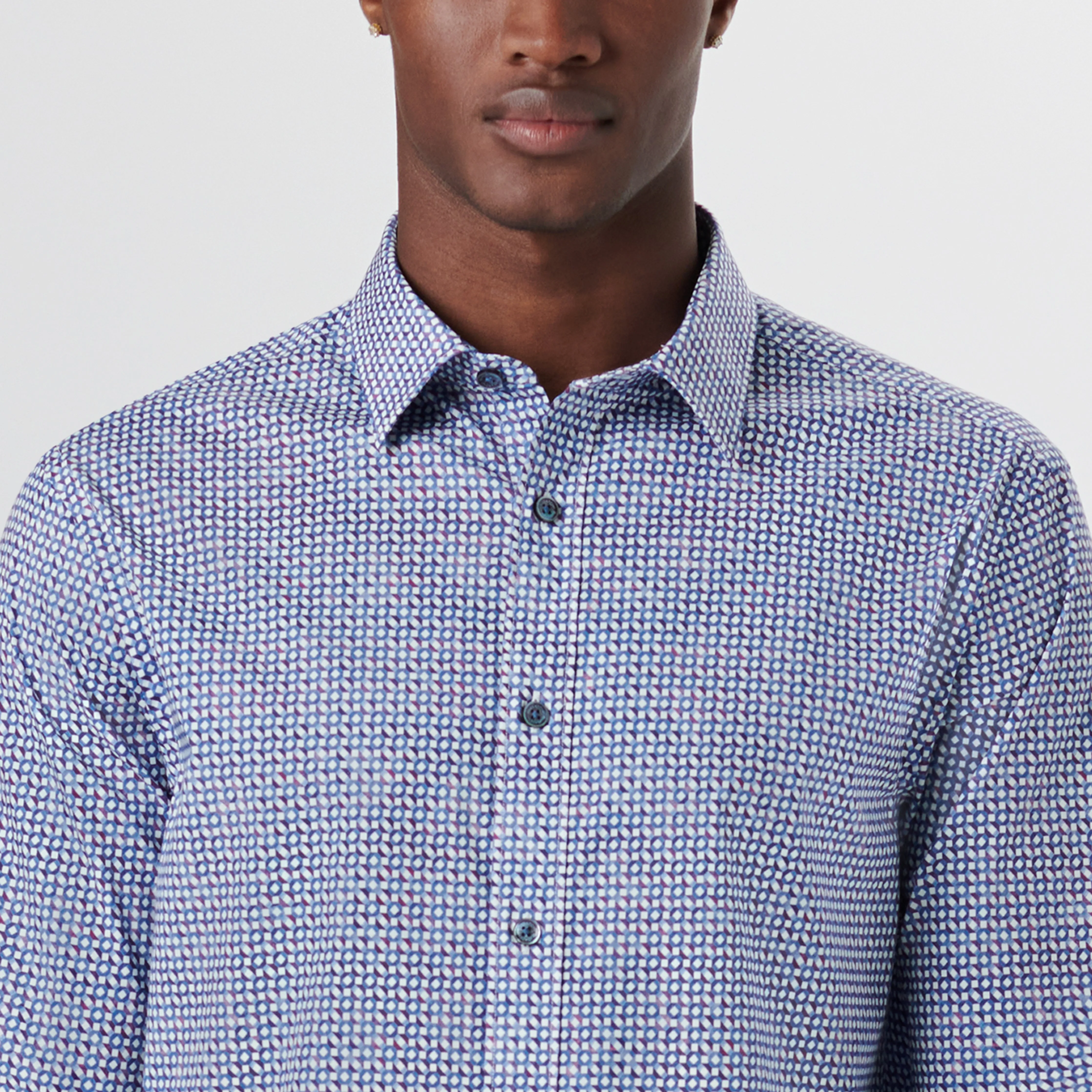 JULIAN Geometric Print Shirt