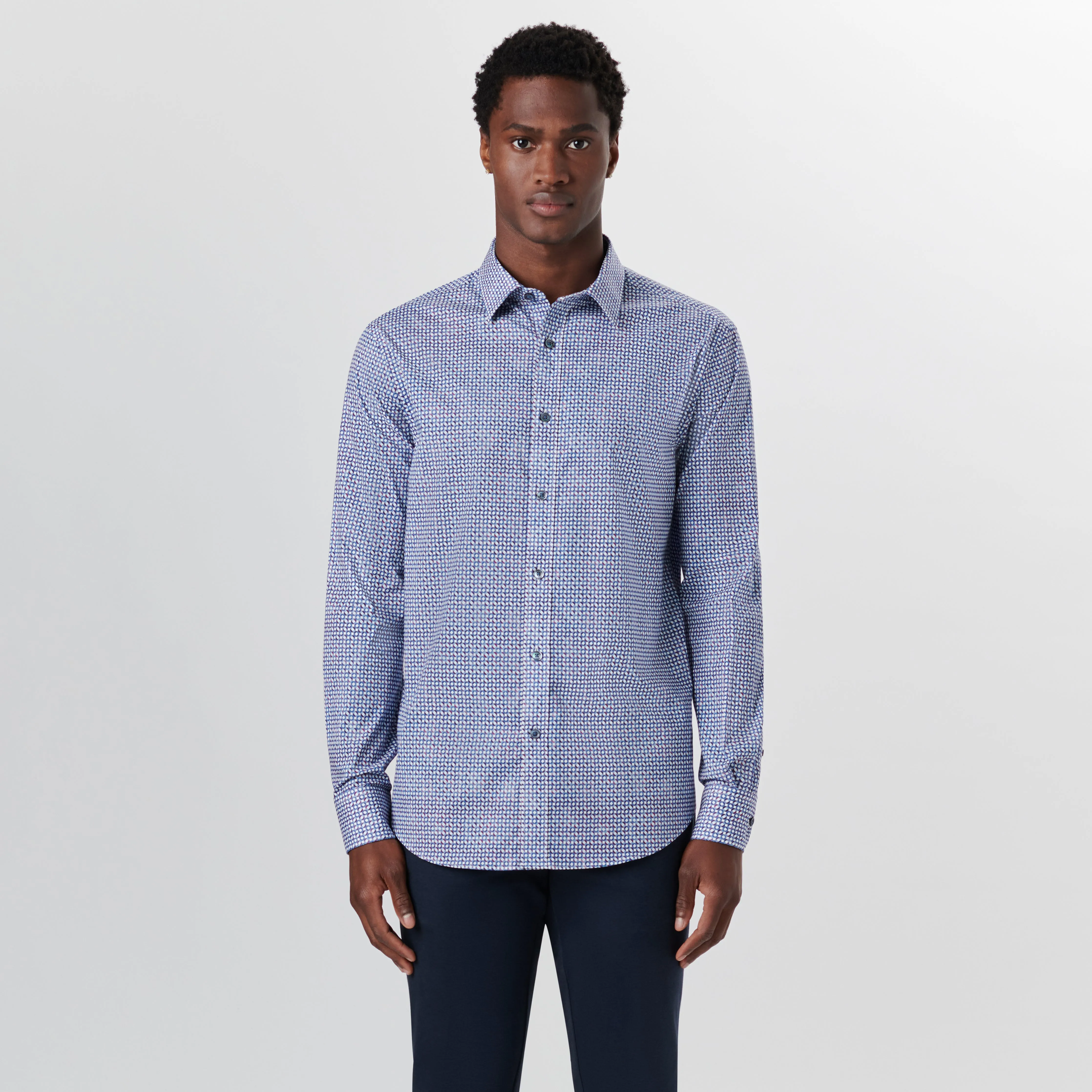 JULIAN Geometric Print Shirt