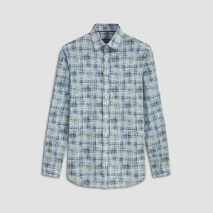 Julian Irregular Check Print Shirt