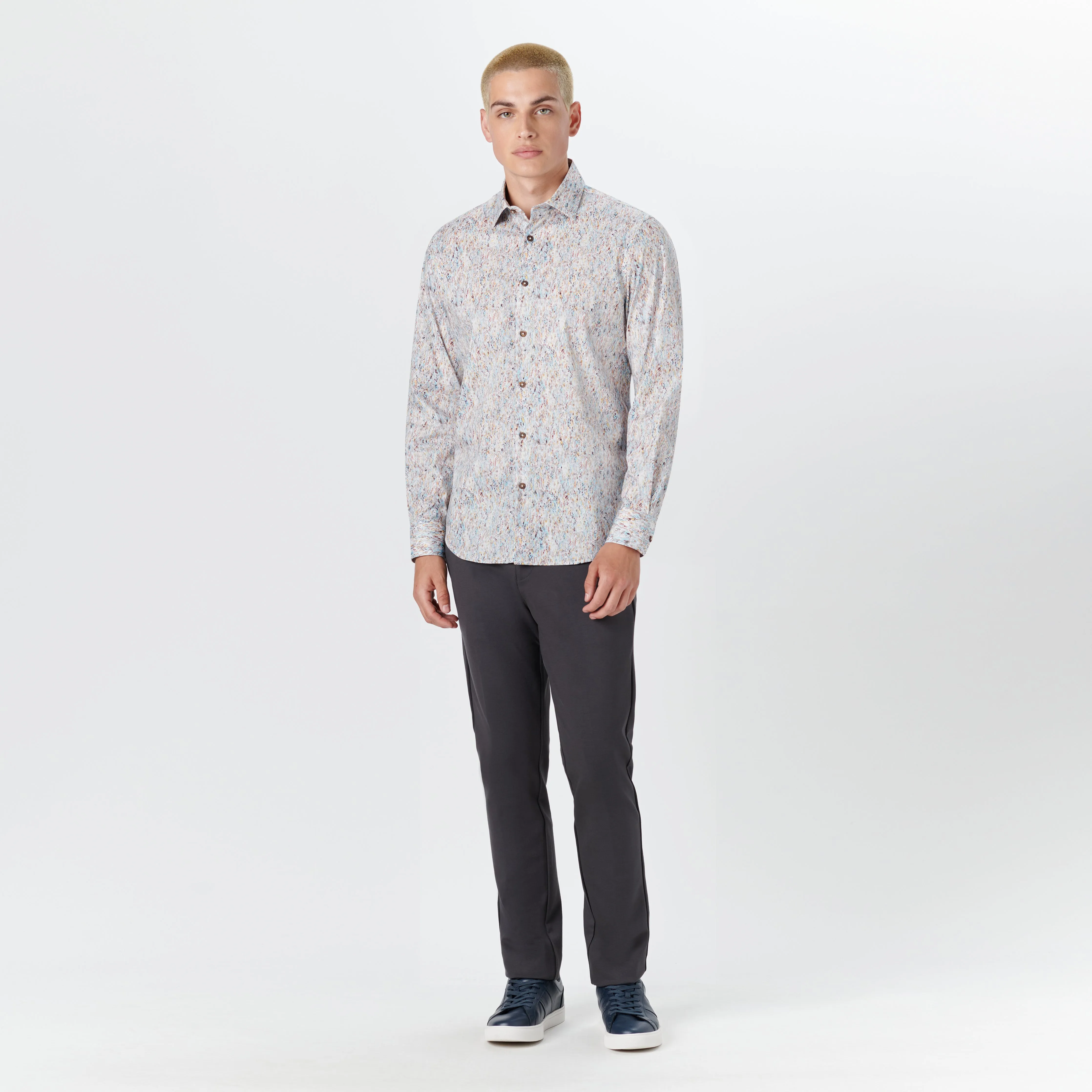 JULIAN Marble Print Shirt