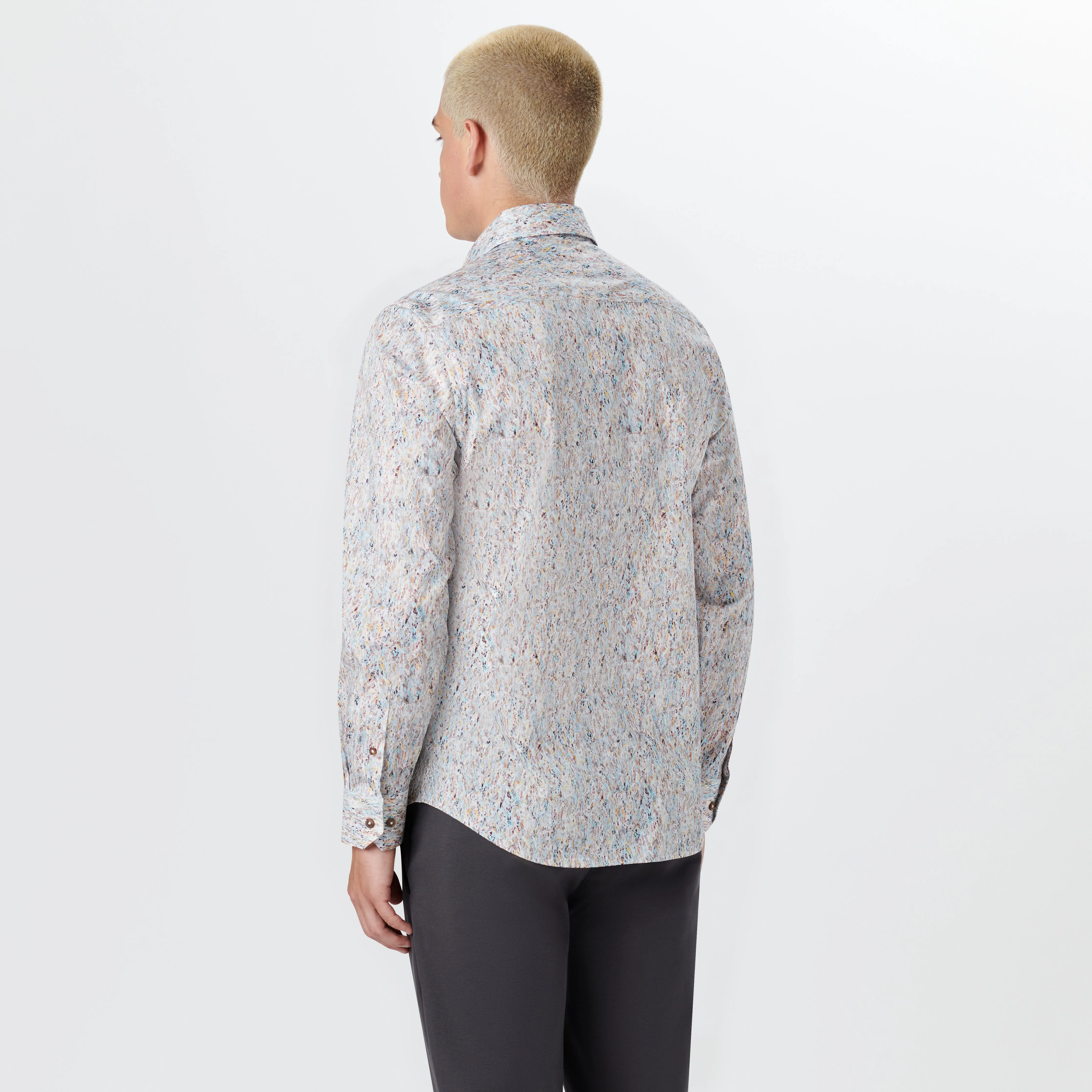 JULIAN Marble Print Shirt
