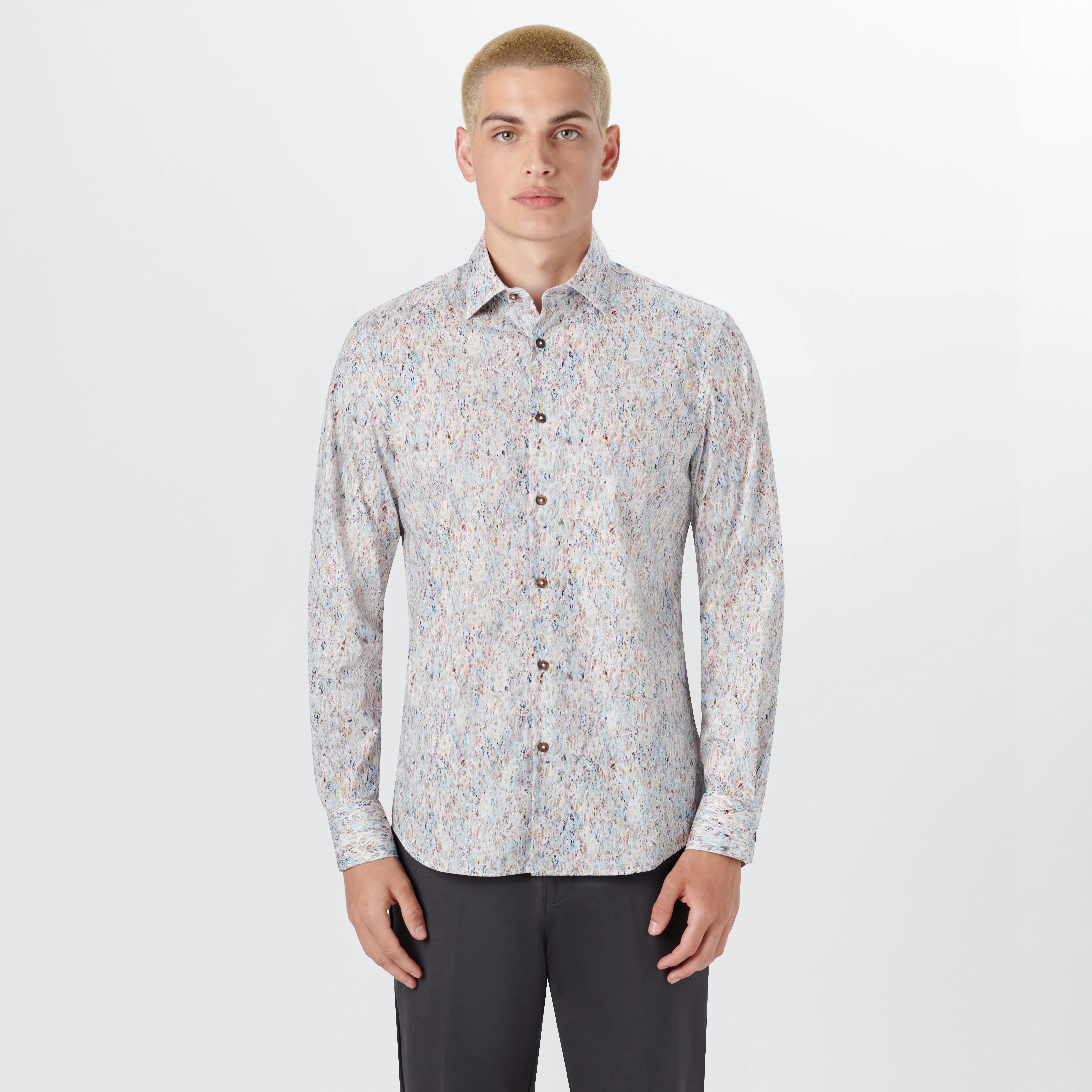 JULIAN Marble Print Shirt