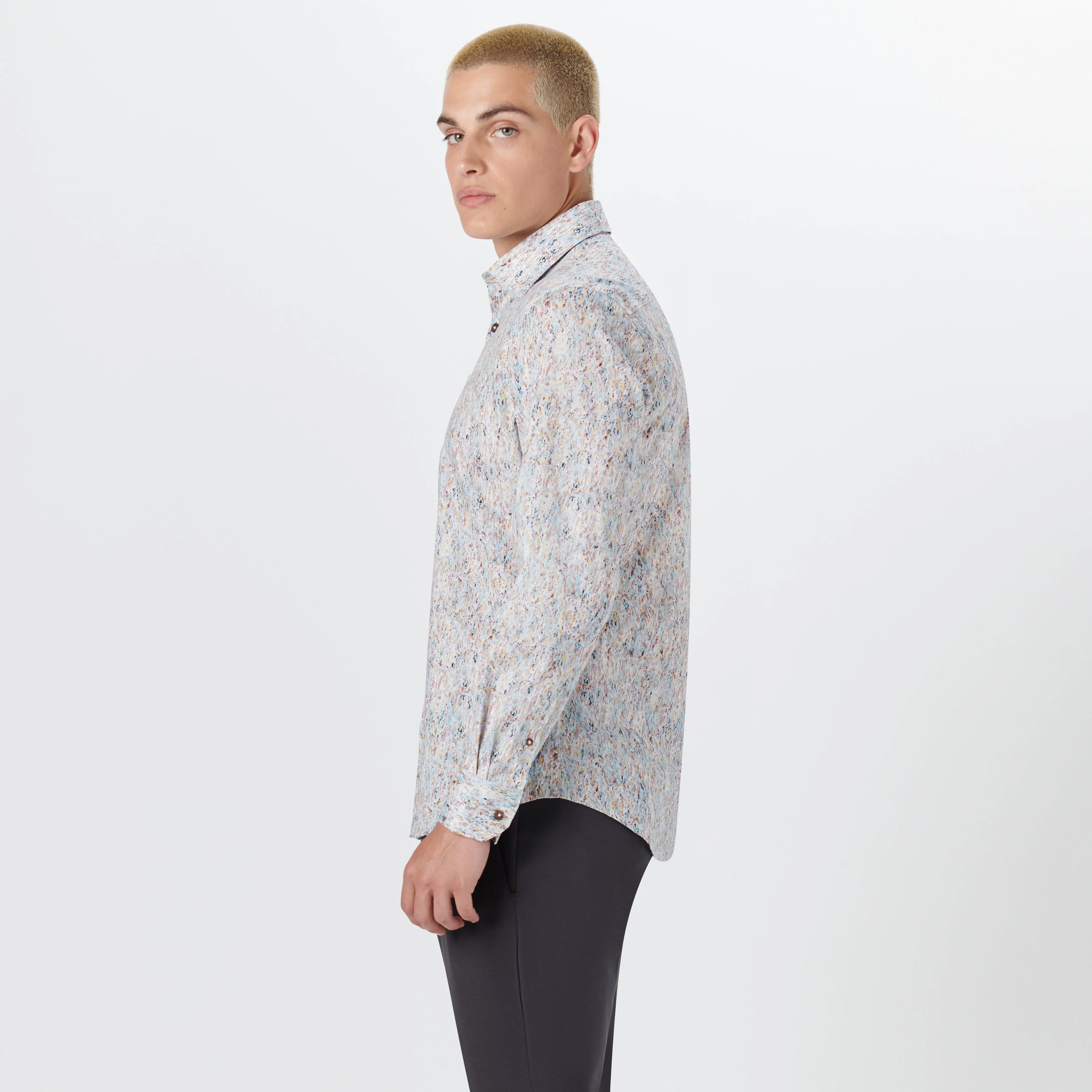 JULIAN Marble Print Shirt