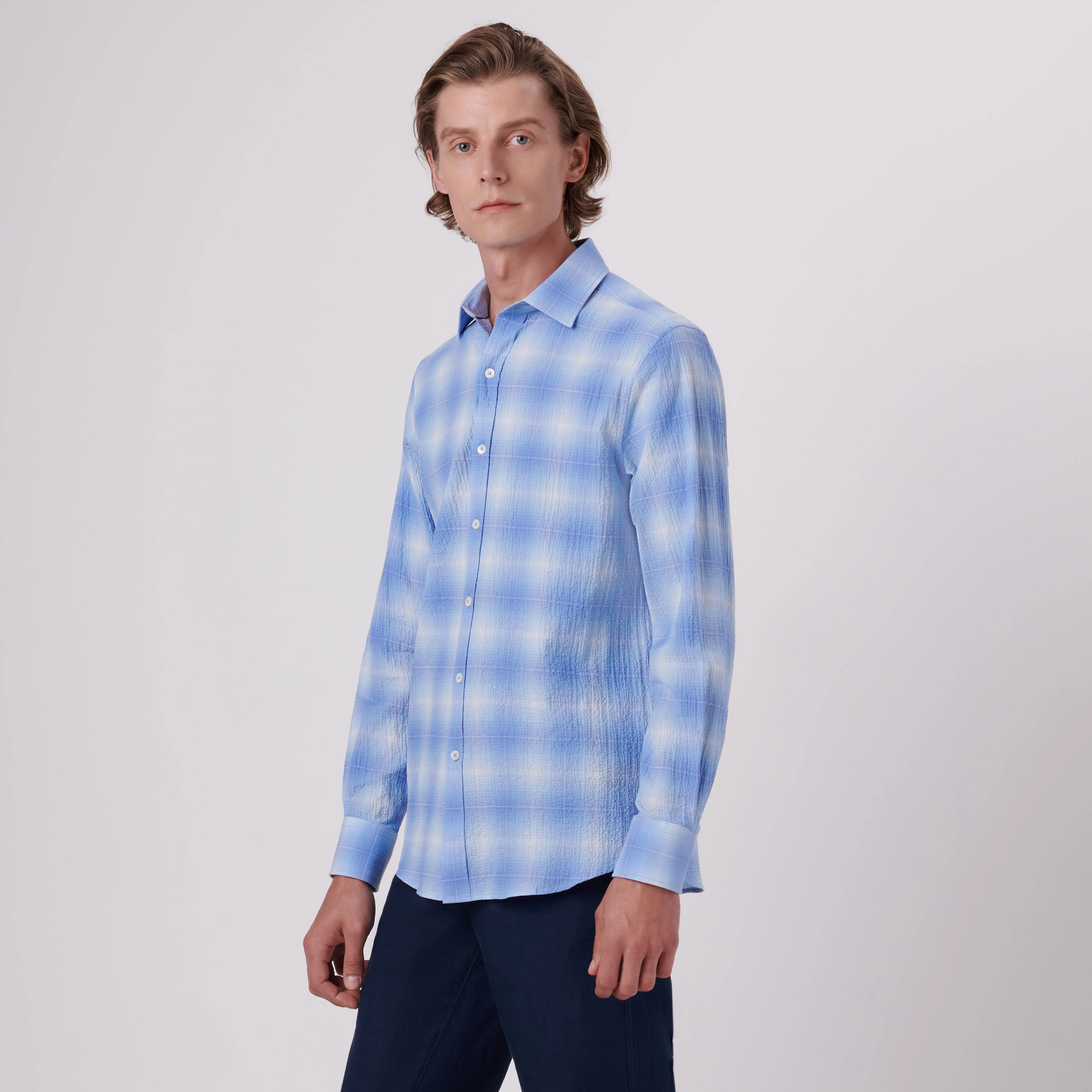 Julian Windowpane Check Shirt