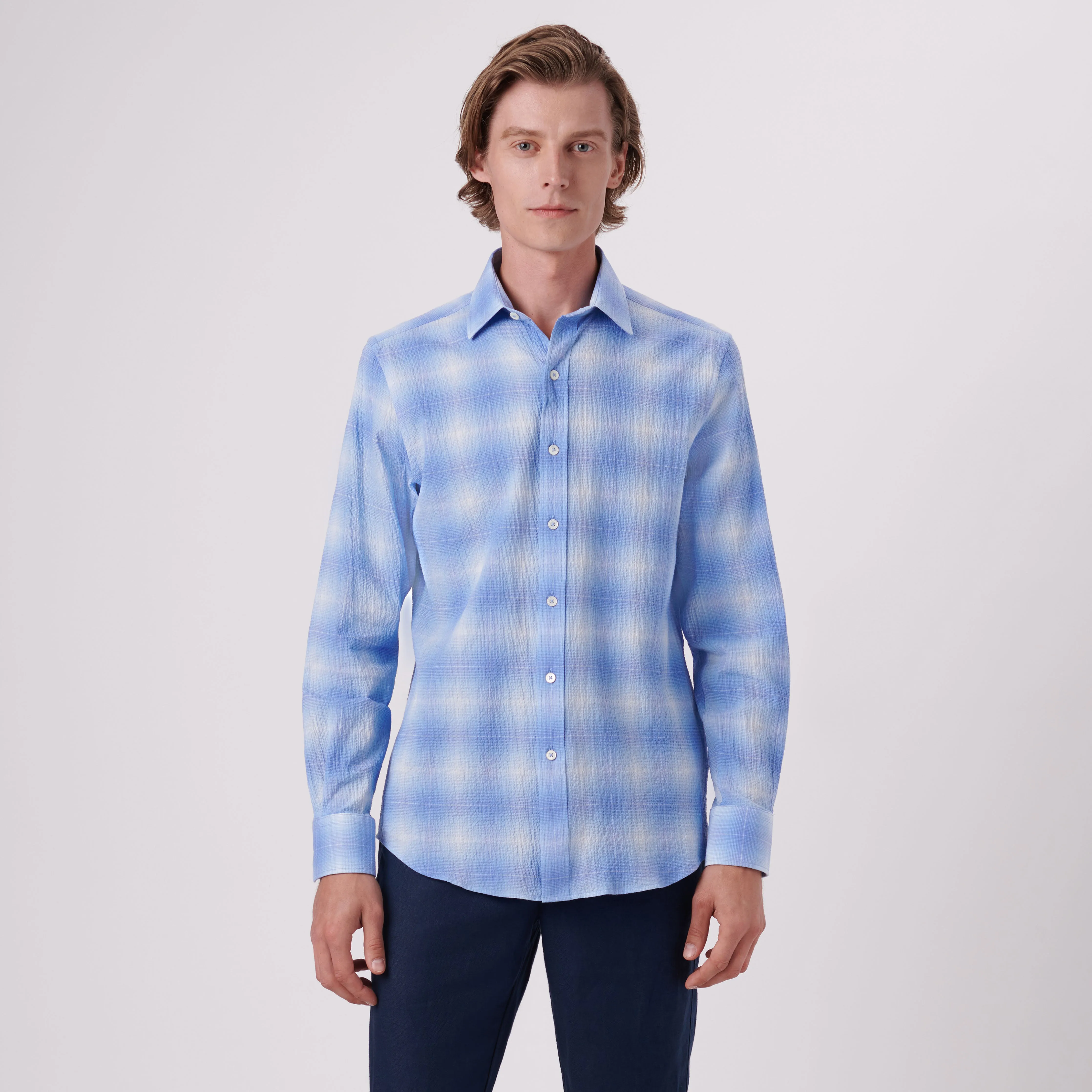Julian Windowpane Check Shirt