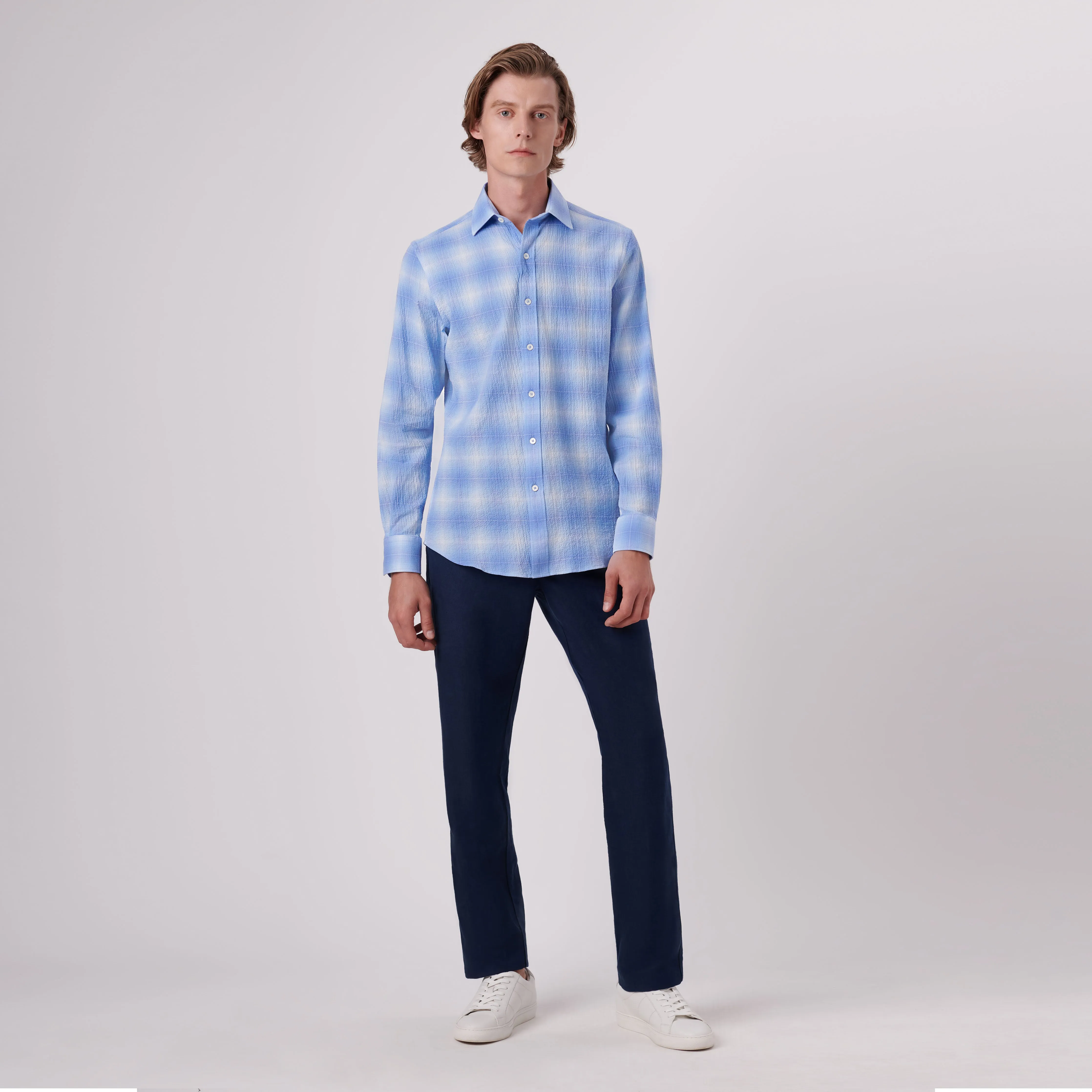 Julian Windowpane Check Shirt