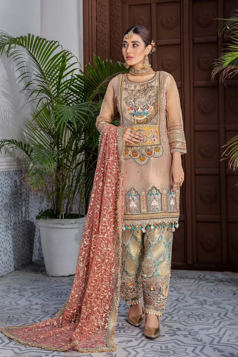 Khuda Baksh - P-212 - 3 Piece Ready to Wear Suit