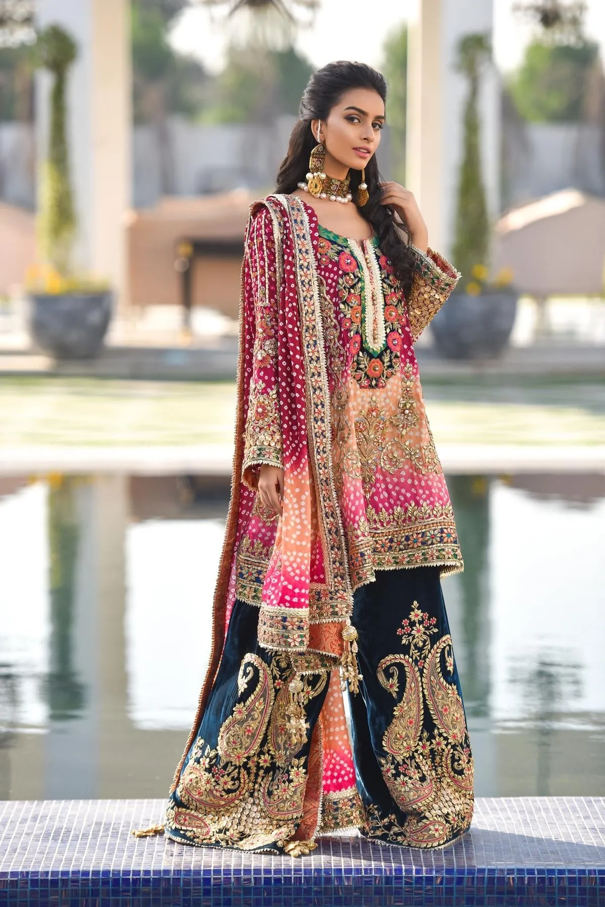 Latest Asian Wedding Party Wear in Maroon Color #Y2020