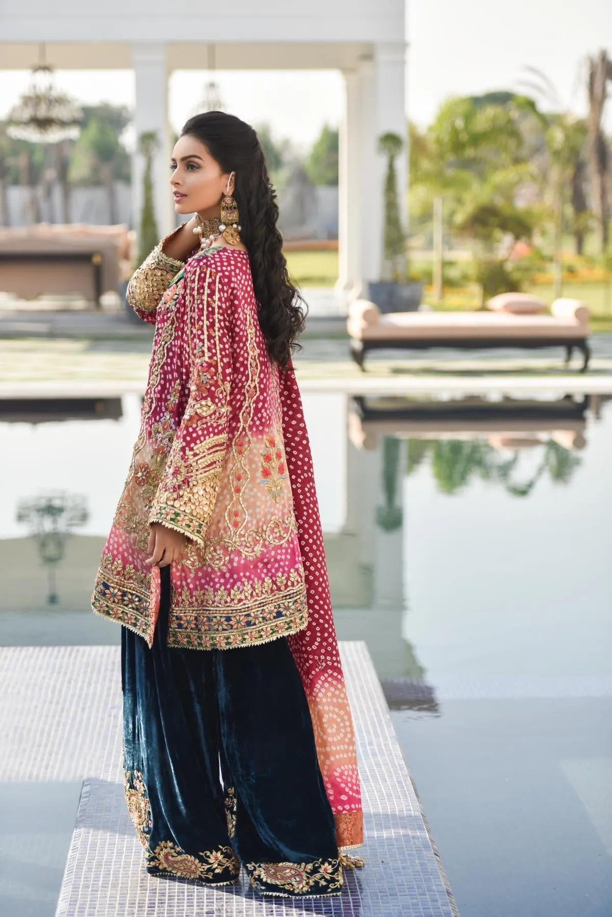Latest Asian Wedding Party Wear in Maroon Color #Y2020