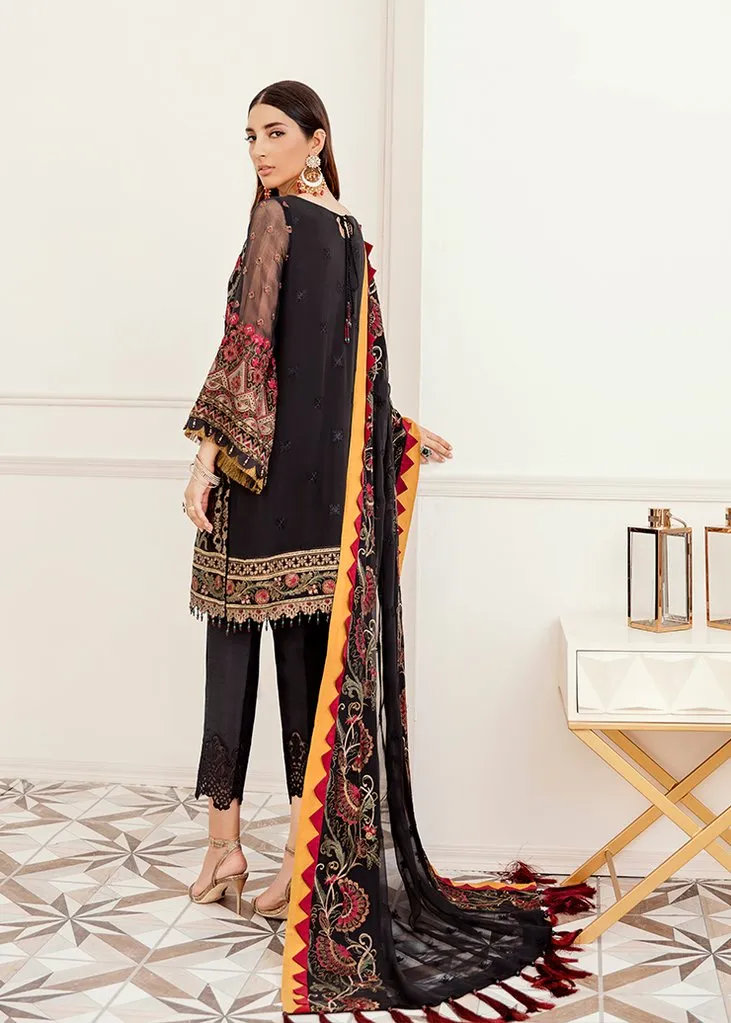 Latest Designer Party Suit in Black Color #Y6007