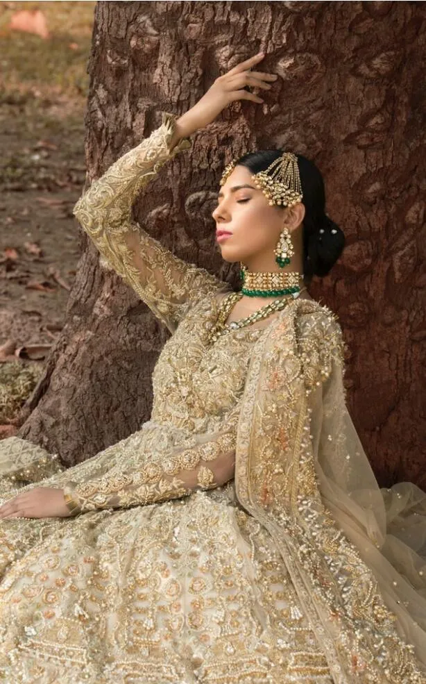 Latest Pakistani Walima Dress for Wedding  #N7013