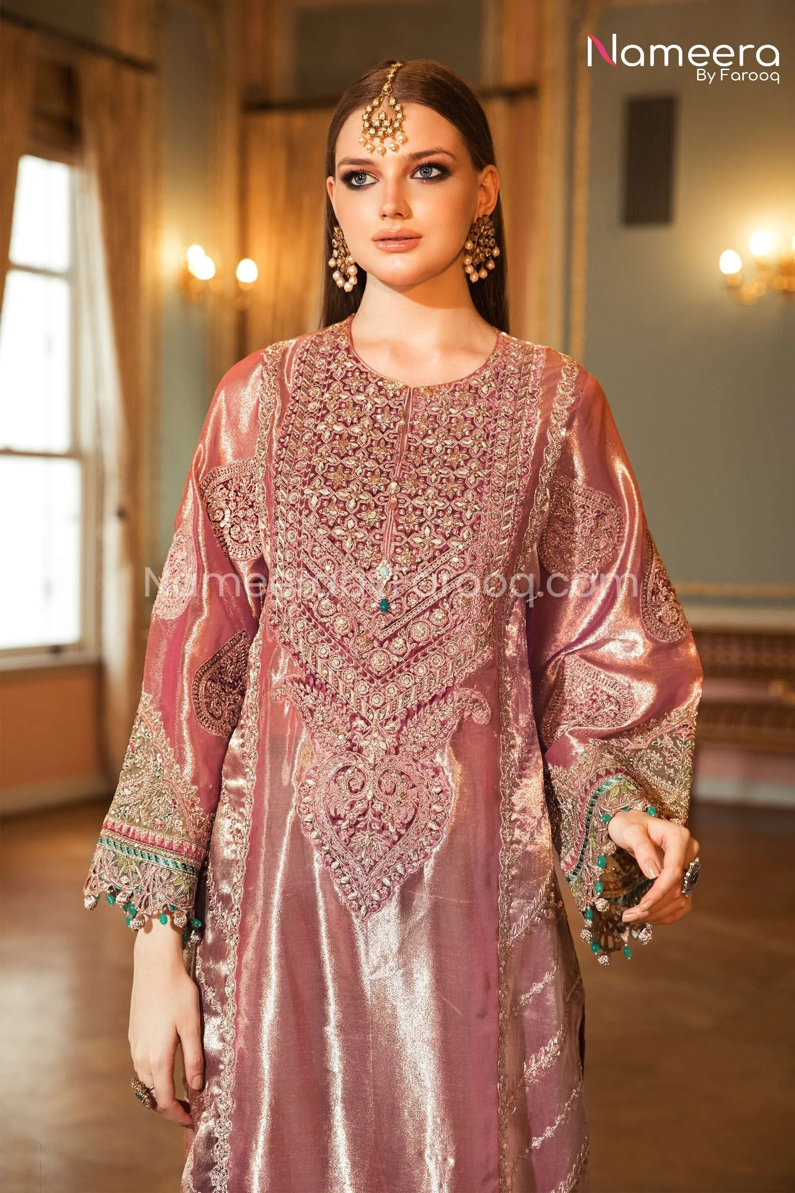 Latest Punjabi Suit Salwar Kameez in Pink Color #BB159