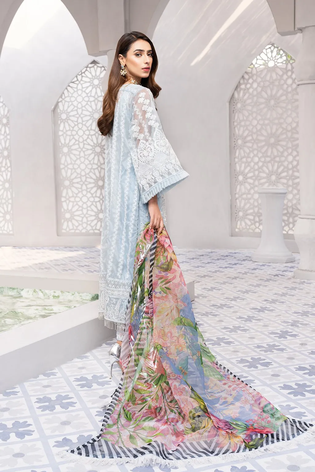 Latest Wedding Party Chiffon Wear #Y6157