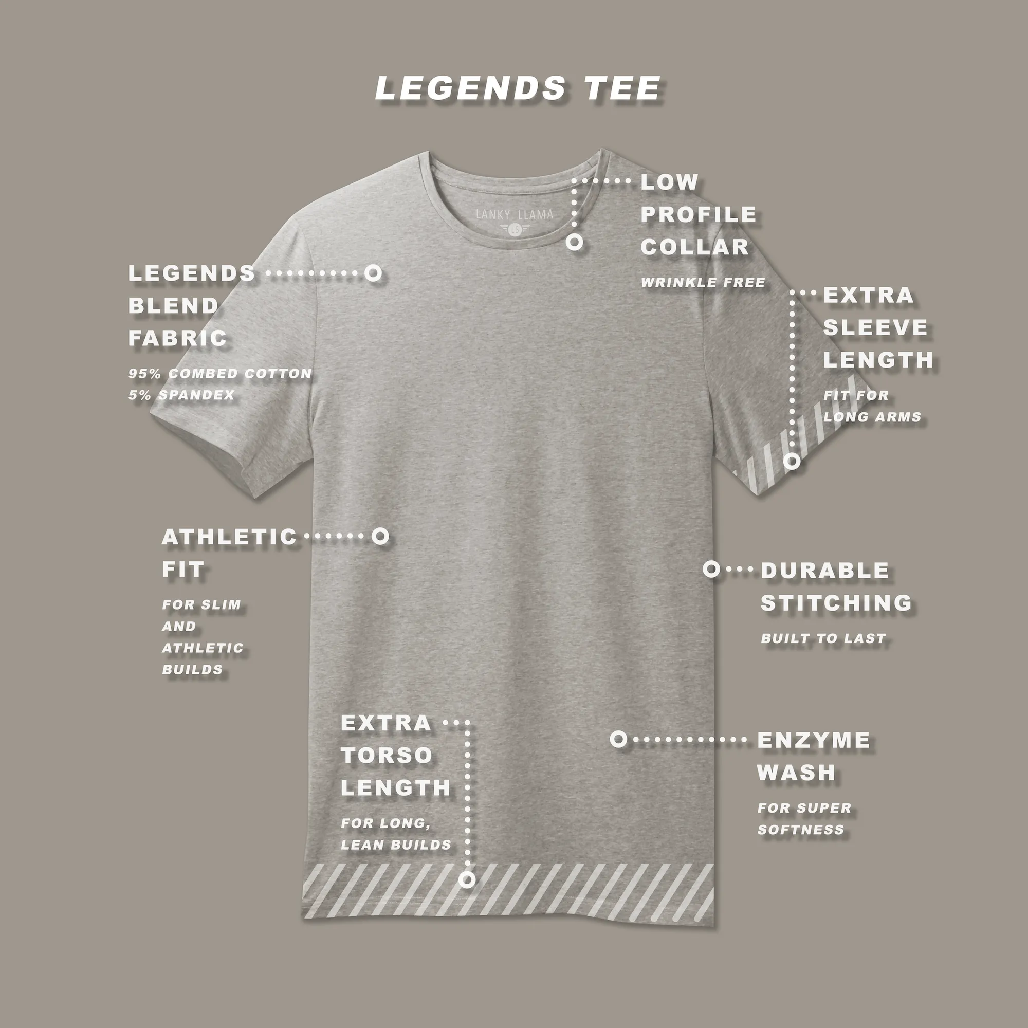 Legends Crew Neck Tee