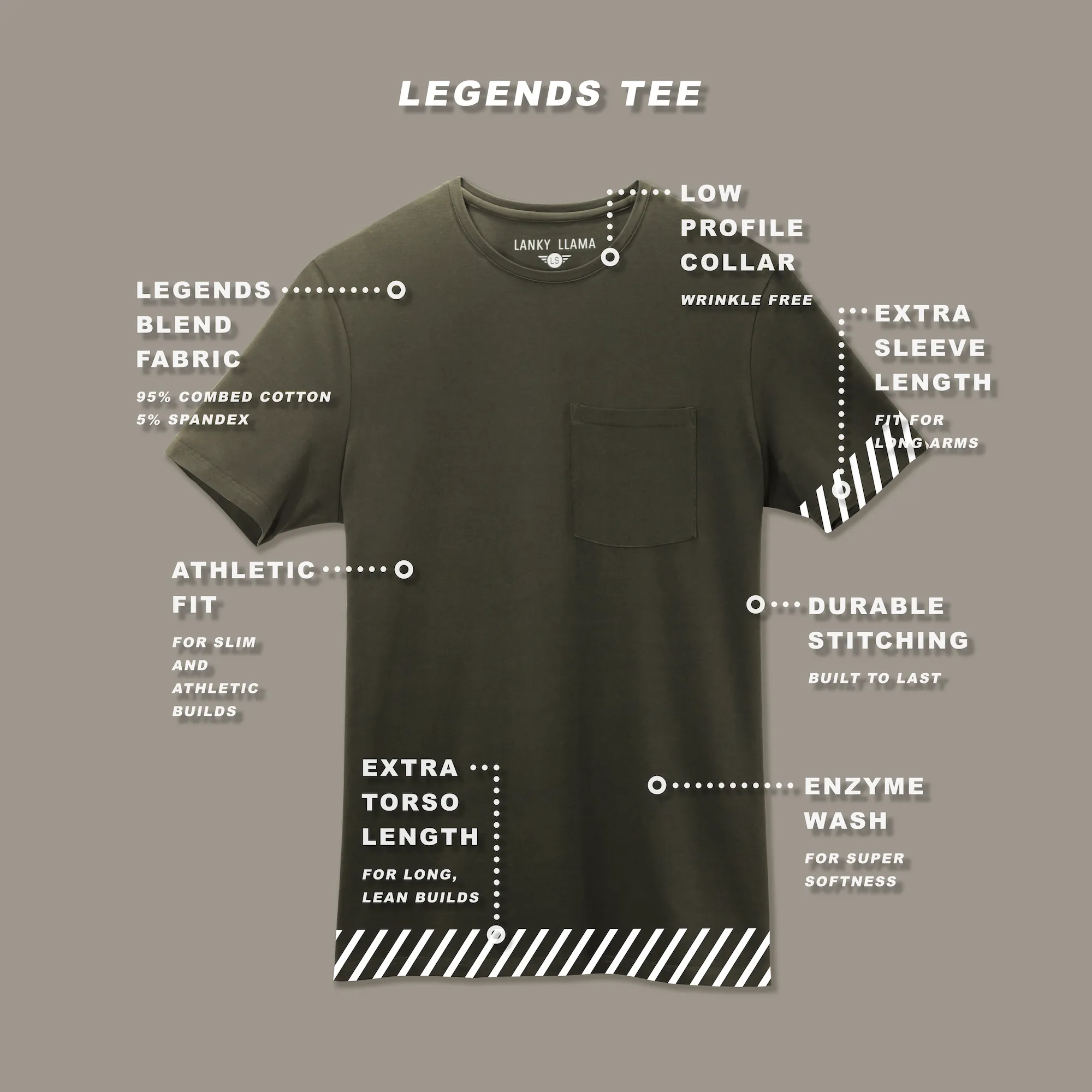 Legends Crew Neck Tee
