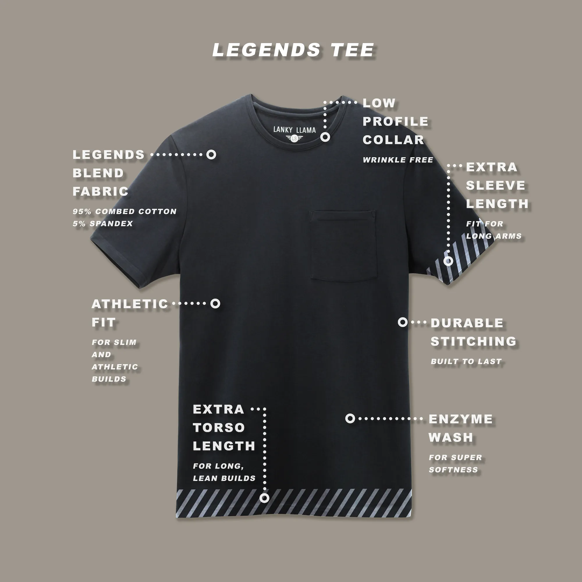 Legends Crew Neck Tee