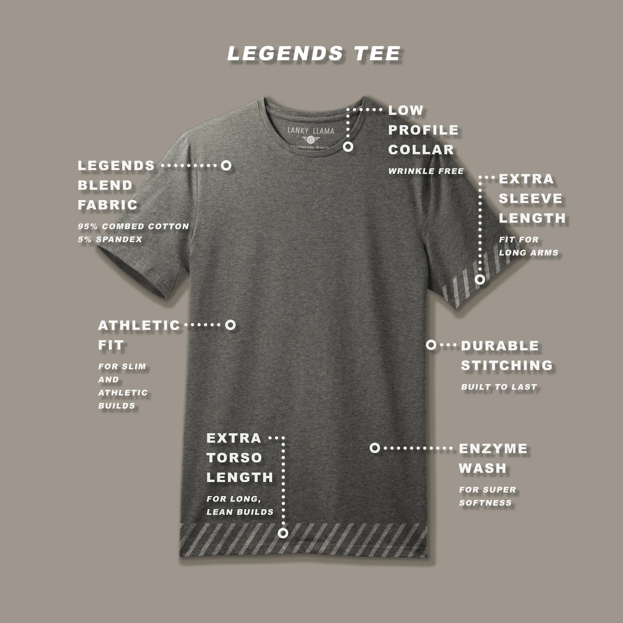 Legends Crew Neck Tee